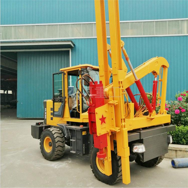 供應(yīng)馬路護(hù)欄打樁機(jī)，波形護(hù)欄鉆孔機(jī)